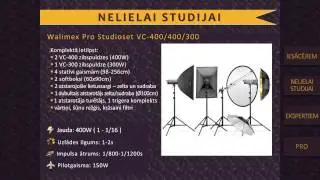Master Foto studijas gaismas