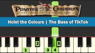 Hoist the Colours | The Bass of TikTok | Easy Piano Tutorial