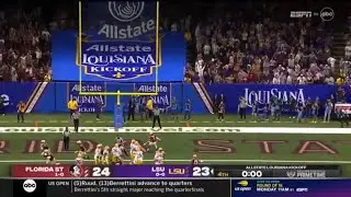 Florida State blocks extra point to win vs LSU 2022 College Football