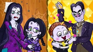 Pugsley's Father is Rich VS Wednesday's Mother is Poor-Do you prefer Rich or Poor?|The Addams family