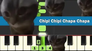 Chipi Chipi Chapa Chapa | Easy Piano Tutorial