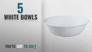 Best White Bowls [2018]: Corelle Winter Frost 6-Pack Bowl, 18-Ounce, White