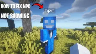 How To Fix NPC Not Working in Znpcs plugin  Znpcs Player Not Showing  On Aternos Server