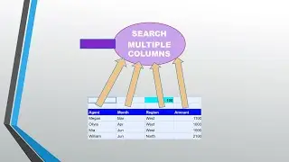 Mastering Advanced Data Filtering on Multiple Columns using Filter & Search Functions