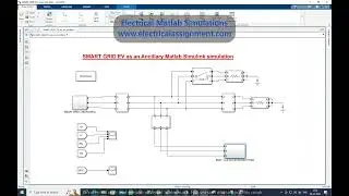 SMART GRID EV as an Ancillary Matlab Simulink simulation