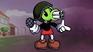 Indie Cross Cuphead Sings Bad Bash (Bad Bash But Peashooter x Cuphead Sing It) -Friday Night Funkin