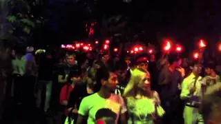 День Победы. Факельное шествие. 9 мая 2012. Азов.