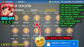 Baseball 9 mod apk 3.1.7🔥||Baseball 9 hack mod apk latest version unilimited all 2023 ||Alex Noble❤