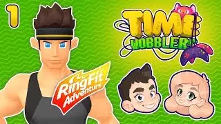 Ring Fit Adventure - ЧАСТЬ #1: Деанон в Лосинах | Time Wobblers