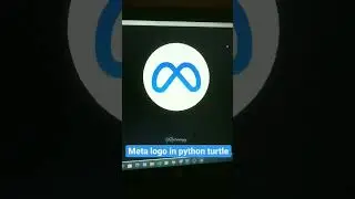 META Logo Drawing Using Python Turtle | Python For Beginners | 