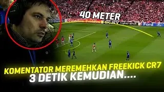 AWALNYA DIREMEHKAN😊Lihat Saat Freekick Jarak Jauh Cristiano Ronaldo Buat Komentator Terheran Heran