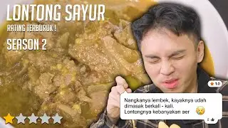 LONTONG SAYUR RATING TERBURUK! #foodie