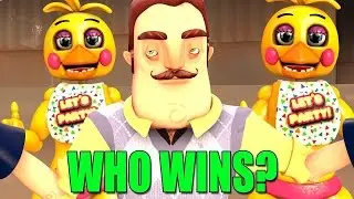 9999+ FNAF ANIMATRONICS VS HELLO NEIGHBOR - (Gmod FNAF Sandbox Funny Moments) Garry's Mod