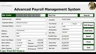 How to Create Advanced Payroll Management Systems with Search Function in Excel VBA - Part 3 of 3