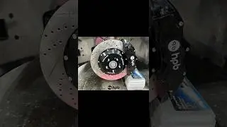 Genesis G80 480 л.с. / Мощные тормоза на переднюю ось