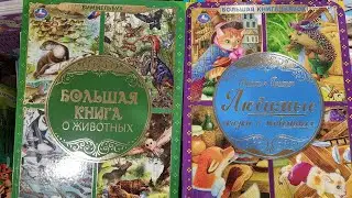 Большая КНИГА о животных и Любимые СКАЗКИ о животных.  Братья Гримм. Издательство УМКА.
