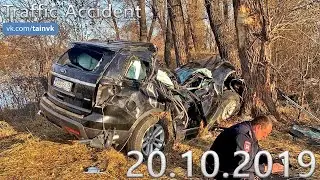 Подборка аварии ДТП на видеорегистратор за 20.10.2019 год