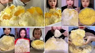♦️(💠ONLY B!TES)_SQUEAKY|| SOFT🍚|| POWDERY || GIGANTIC BITES || ICE😋 EATING 🧊 COLLECTION♦️