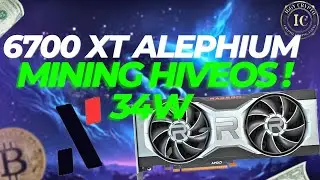 6700 XT Alephium Mining HiveOS! 34w
