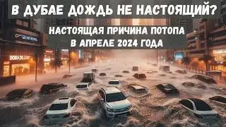 Самый мощный ливень в Дубае в апреле 2024 года. В ОАЭ дождь не настоящий?