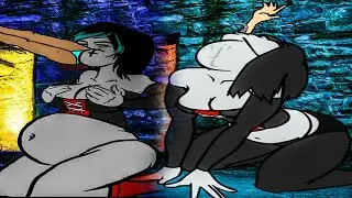 Vice the Monster Girl 🖤 (Weight Gain, Mass Vore, Burps, Digestion, Animation)