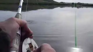 На сазана с лодки.