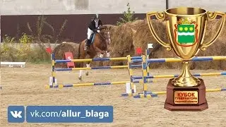 Абрамова Алина на Экзотике (КСК Аллюр)-до 110 см Кубок Губернатора Ам.обл.2016