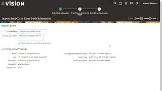 Setup | Import Setup Data from Configuration Packages