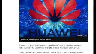 Long term security risks’ from Huawei