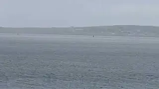 Дождь на море