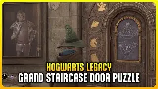 Hogwarts Legacy - How to Solve Grand Staircase Door Puzzle Guide