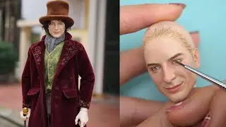 Making Timothée Chalamet Wonka Doll ~ Barbie Makeover Transformations ~ Barbie Hacks