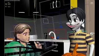 Пытаемся лепить анимацию.  Дени и Лето. бррр