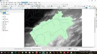 How to clip a raster Data by a SHP in Arc Gis!!