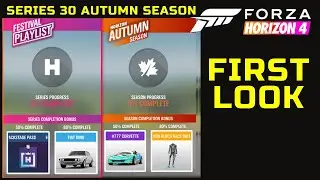 Forza Horizon 4 Series 30 Autumn First Look Walk Through Cars, Events, Tune Codes, Custom Blueprints