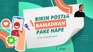 Mudah banget!!! Bikin Poster Promo Ramadhan Cuma  Pake Hape