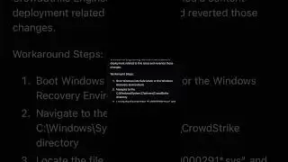 Crowdstrike Fix. Windows Crowdstrike Recovery