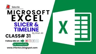 MS Excel - Slicer & Timeline | How to Use Slicer & Timeline in MS Excel | 