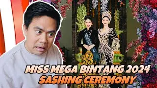 ATEBANG REACTION | SASHING CEREMONY 2024 MISS MEGA BINTANG