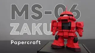 MS-06 ZAKU paper model
