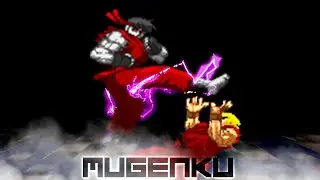 New Challenger! Metal Ryu vs Kai Sensei Ken. Street Fighter MUGEN