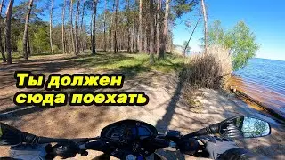 В Сухолучье на мотоцикле 