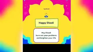 Happy Diwali Greeting Generator 🪔 - Create Diwali Greeting image with your Name 