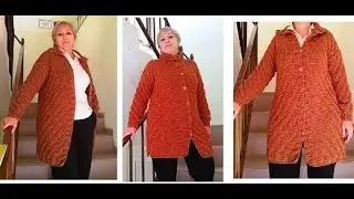 Кардиган Safira Lanoso Вязание крючком Обзор Узор