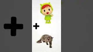 Pocoyo + Nina + Pato vs Betta + Binturong + Bird = Animation 1+1 