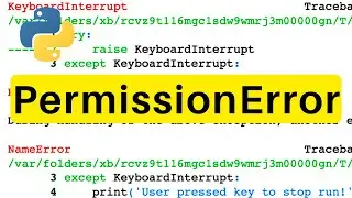PermissionError | Python | Tutorial