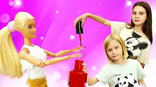 Смешные видео про Барби. Кукла устраивается на работу! Мультики для девочек