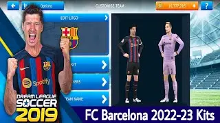 FC Barcelona 2022-23 Kits - DLS 19