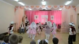 татарский танец парный, дошкольники 5-6 лет