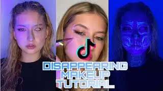 Black light Disappearing Makeup Tutorial! TikTok Trend !
